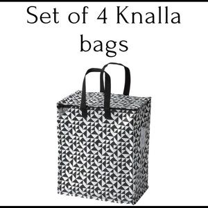 4x knalla storage recycle shop bags
